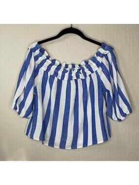 Chocolate linen top